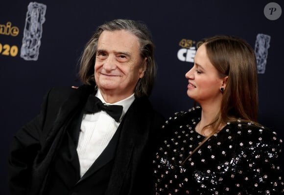 Jean-Pierre Léaud, Sara Forestier lors du photocall lors de la 45ème cérémonie des César à la salle Pleyel à Paris le 28 février 2020 © Dominique Jacovides / Olivier Borde / Bestimage 