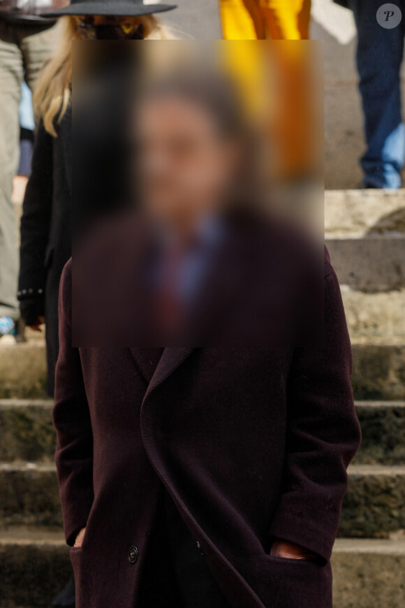 Un grand acteur est dans une mauvaise passe depuis quelques mois.
Jean-Pierre Léaud - Obsèques de Michael Lonsdale en l'église Saint-Roch à Paris. 