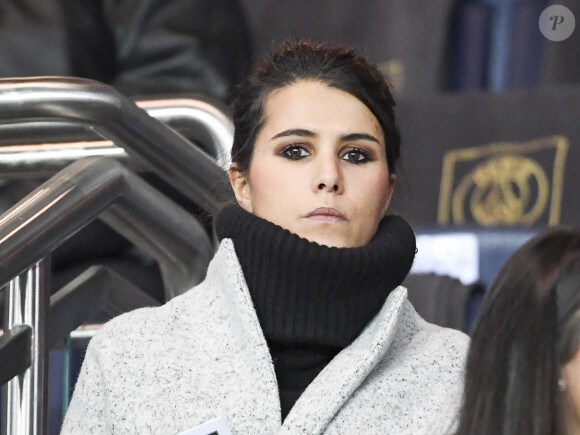 Karine Ferri - Karine Ferri encourage son compagnon Yoann Gourcuff lors du match Psg-Rennes au Parc des Princes à Paris le 6 novembre 2016. (victoire 4-0 du Psg) © Pierre Perusseau/Bestimage