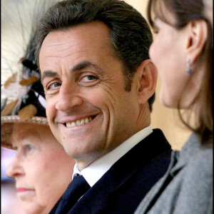 Nicolas Sarkozy et Carla Bruni en visite à Windsor