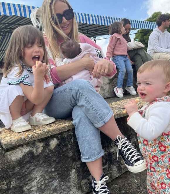 Cindy Poumeyrol a eu trois filles avec son mari Thomas Chenut. Instagram