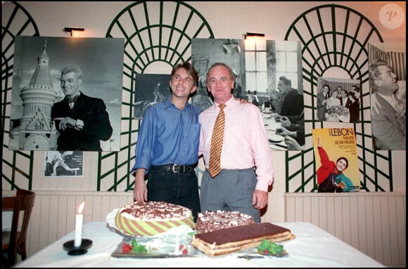 Frédéric Lebon et Alain Gillot-Petre - Soirée pour la générale du spectacle de Frédéric Lebon à Paris