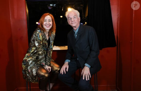 Exclusif - Maïa Mazaurette et Jacky Jakubowicz - Enregistrement de l'émission "Jacky aux platines" diffusée le 17 juin 2023 sur 20 Minutes TV au théâtre Clavel à Paris le 15 mai 2023. © Coadic Guirec/Bestimage