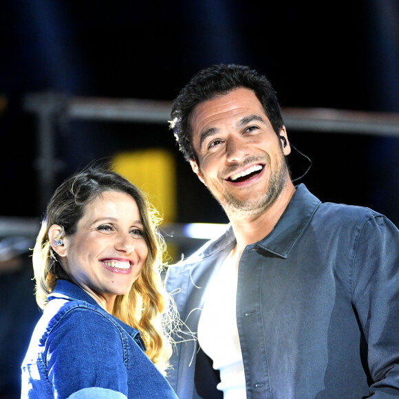 Exclusif -  Amir Haddad a chanté, pour la première fois sur scène, avec sa femme Lital (enceinte) - Enregistrement de l'émission "La Chanson de l'Année 2022" à Toulon, diffusée le 4 juin sur TF1. © Bruno Bebert / Bestimage 