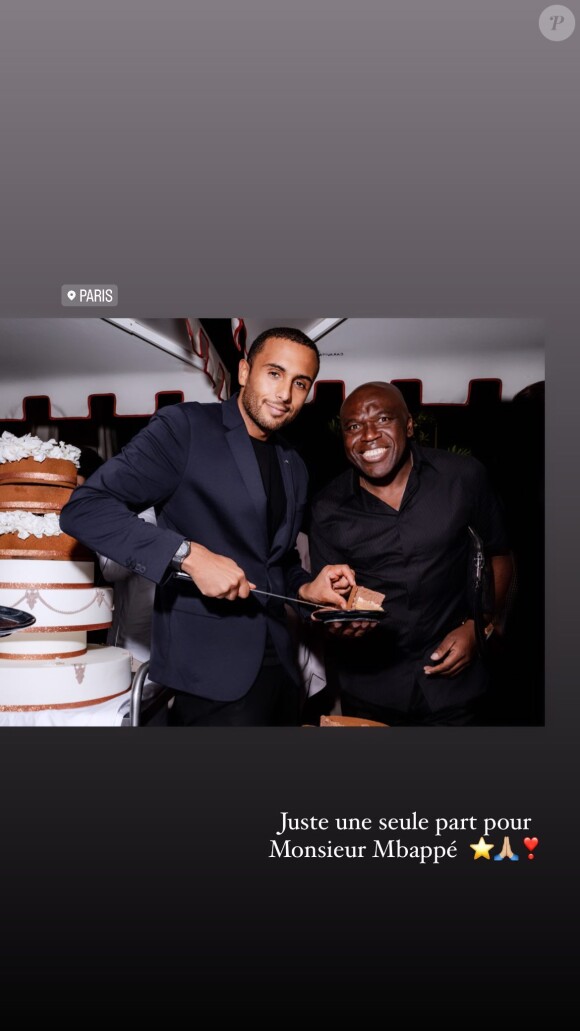 Wilfrid Mbappé à l'anniversaire de Jamel Debbouze.