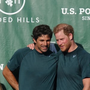 Le prince Harry et son équipe "Los Padres" remportent le trophée de polo "Lisle Nixon Memorial Final" à Santa Barbara, le 29 mai 2022. N.Figueras, l'ami du prince Harry a mené l'équipe vers la victoire 15-14 face à l'équipe Mokaro Farms.