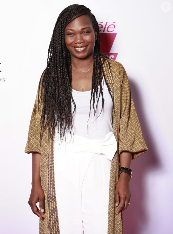 Son nom ? Kareen Guiock-Thuram qui a déjà brillamment fait ses preuves à l'antenne. 
Exclusif - Kareen Guiock - Soirée "Télé 7 Jours Summer Party" au restaurant Monsieur Bleu à Paris le 14 juin 2022. © Christophe Aubert via Bestimage 