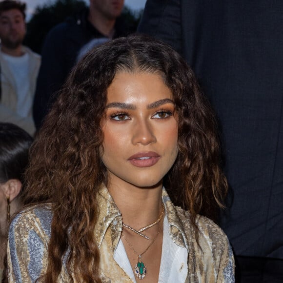 Zendaya - Front Row du défilé de mode masculine prêt à porter printemps/été 2024 de la maison Louis Vuitton à Paris le 20 juin 2023. © Olivier Borde / Bertrand Rindoff / Bestimage