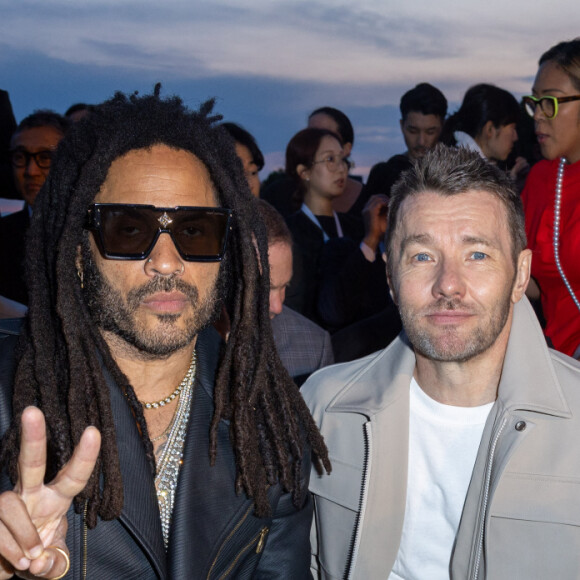 Lenny Kravitz et Joel Edgerton - Front Row du défilé de mode masculine prêt à porter printemps/été 2024 de la maison Louis Vuitton à Paris le 20 juin 2023. © Olivier Borde / Bertrand Rindoff / Bestimage