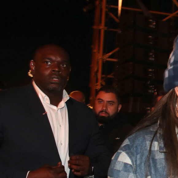 Rihanna enceinte et son compagnon ASAP Rocky - Défilé de mode Louis Vuitton Homme, Collection Printemps-Été 2024 dans le cadre de la Fashion Week de Paris, France, le 20 Juin 2023. © Olivier Borde / Bertrand Rindoff / Bestimage