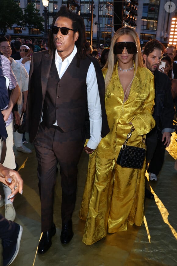 Beyoncé et Jay-Z - Arrivées au défilé de mode masculine prêt à porter printemps/été de la maison Louis Vuitton à Paris, le 20 juin 2023 © Olivier Borde / Bertrand Rindoff / Bestimage