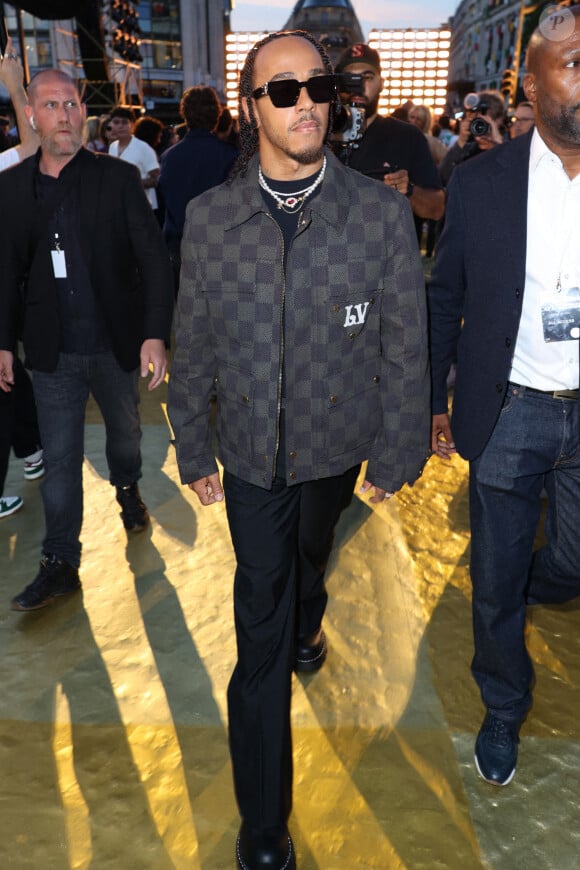 Lewis Hamilton - Arrivées au défilé de mode masculine prêt à porter printemps/été de la maison Louis Vuitton à Paris, le 20 juin 2023 © Olivier Borde / Bertrand Rindoff / Bestimage