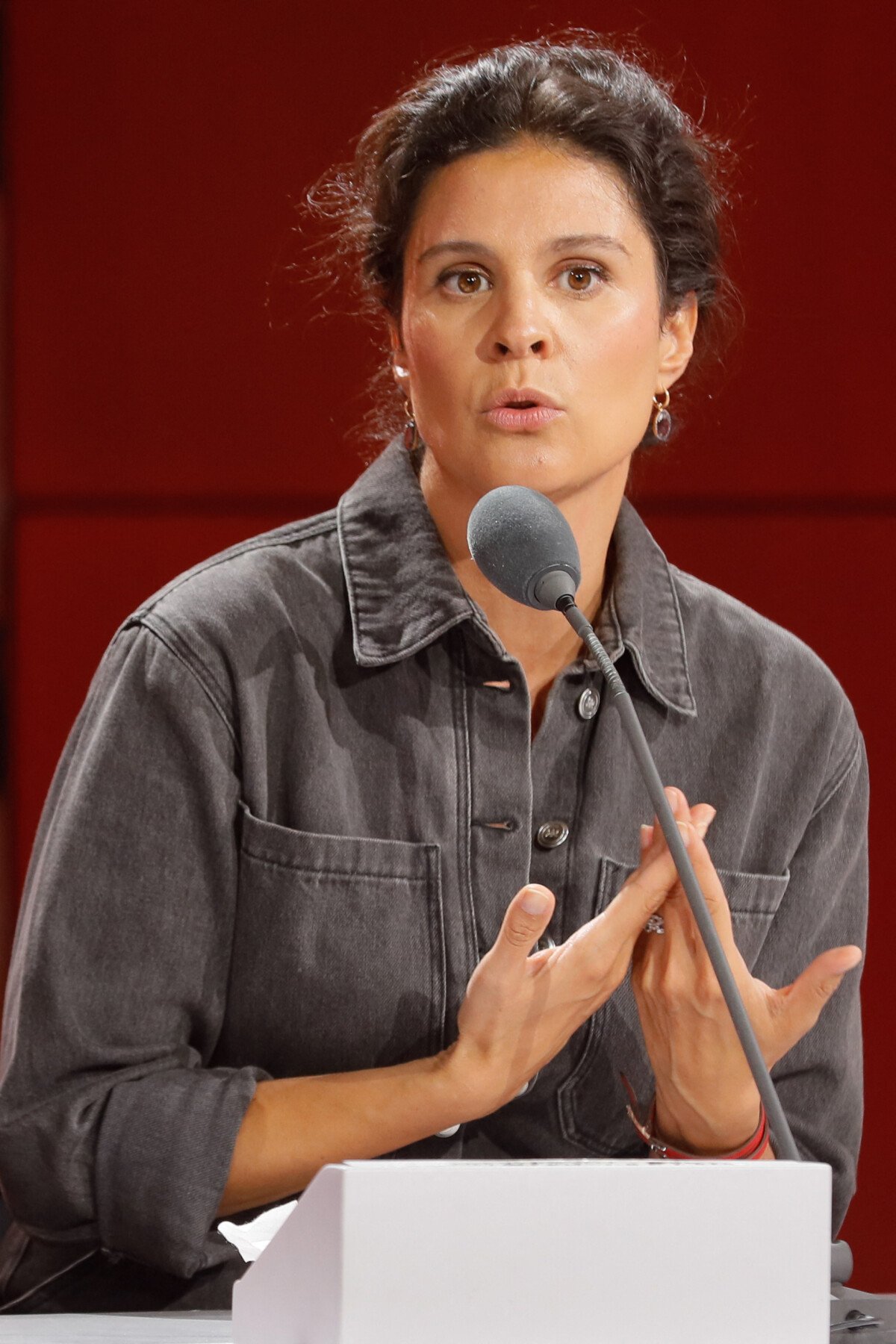 Photo Apolline de Malherbe Conférence de presse de rentrée de RMC