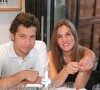 Mathilde Seigner et Laurent Gerra se sont retrouvés au mariage de Claude Lelouch.
Laurent Gerra et Mathilde Seigner - Tournoi de tennis de Roland-Garros à Paris