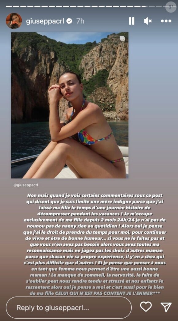 Piquée, la jolie brune s'est alors saisie de son compte Instagram pour leur faire passer un petit message ce jeudi 22 juin 2023.