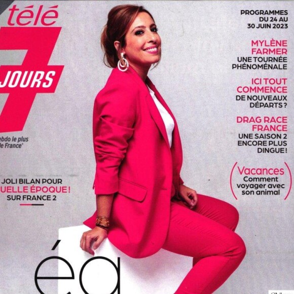 Léa Salamé faisait la couverture de "Télé 7 Jours" ce lundi 19 juin 2023.