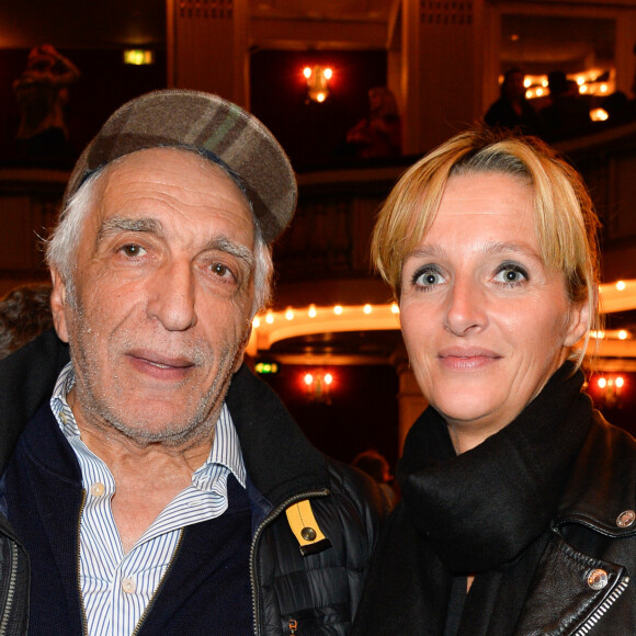 Pendant longtemps, le couple a cru qu'il ne pourrait pas avoir d'enfant
Gérard Darmon et sa femme Christine - Générale de la pièce "L'heureux élu", une comédie de Eric Assous au Théâtre de la Madeleine à Paris le 24 octobre 2016. © Coadic Guirec/Bestimage
