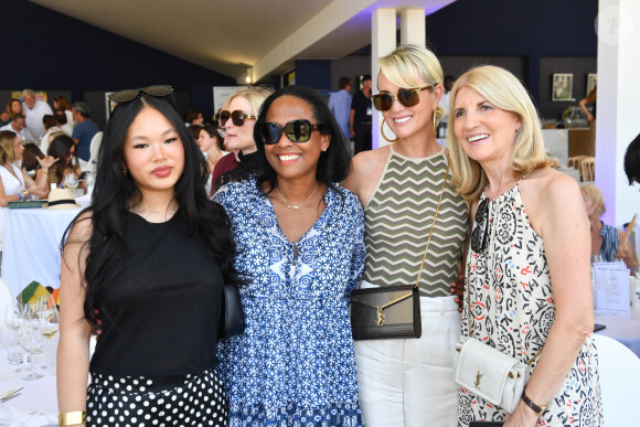 Exclusif - Joy Hallyday dans l'Espace VIP lors de la 9ème édition du "Longines Paris Eiffel Jumping" au Champ de Mars à Paris, France, le 25 juin 2023. © Perusseau-Veeren/Bestimage 