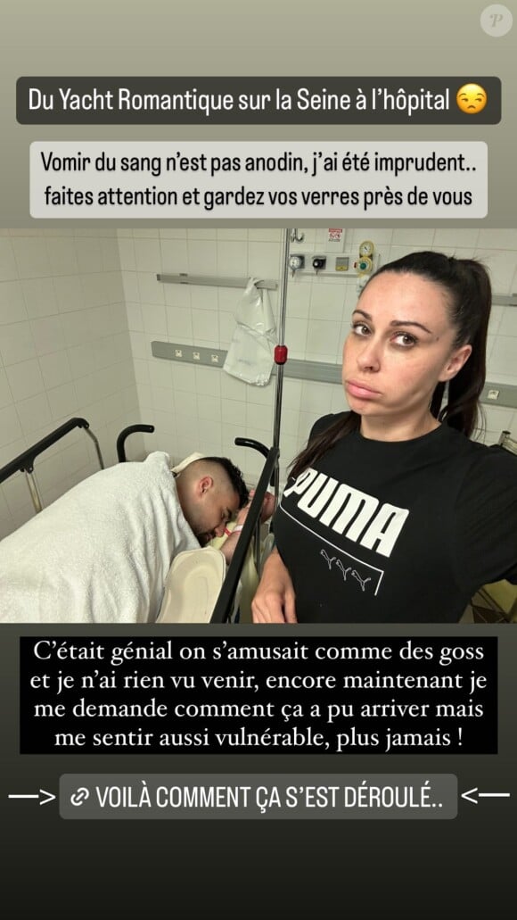 Il y a deux semaines, Jonathan Matijas et Shanna Kress ont vécu une véritable nuit d'angoisse.
Jonathan Matijas à l'hôpital.