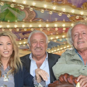 Laura Smet, Marcel Campion et Didier Barbelivien - Soirée d'inauguration de la 35ème fête foraine des Tuileries au Jardin des Tuileries à Paris, le 22 juin 2018. © Coadic Guirec/Baldini/Bestimage 