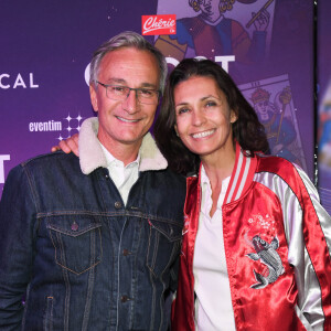 Laurent Petitguillaume et Adeline Blondieau à la générale de la comédie musicale "Ghost" au théâtre Mogador à Paris, le 26 septembre 2019. © Guirec Coadic/Bestimage 