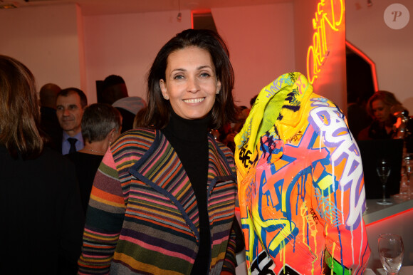 Exclusif - Adeline Blondieau - Cocktail d'inauguration de la première galerie Pop Art Concept store entièrement dédié aux oeuvres de Richard Orlinski à Paris, France, le 23 novembre 2017. © Rachid Bellak/Bestimage 