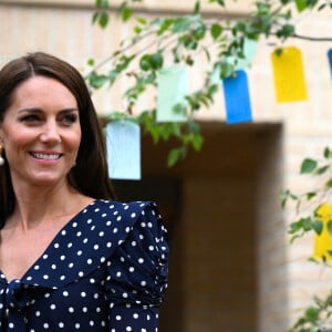 Catherine (Kate) Middleton, princesse de Galles, inaugure la communauté résidentielle de Hope Street à Southampton, le 27 juin 2023. Cette communauté pionnière pilotera une nouvelle approche pour soutenir les femmes dans le système judiciaire. 