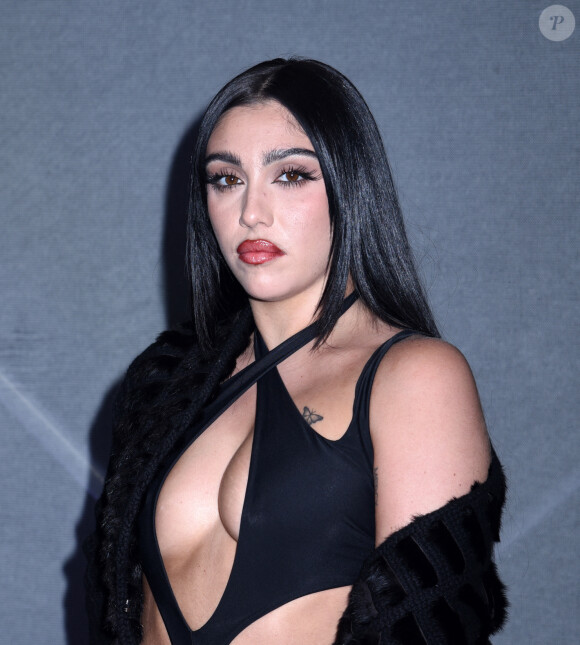 Lourdes Leon au photocall de la soirée "Mugler H&M" à New York, le 19 avril 2023. © Photo Image Press via Zuma Press/Bestimage