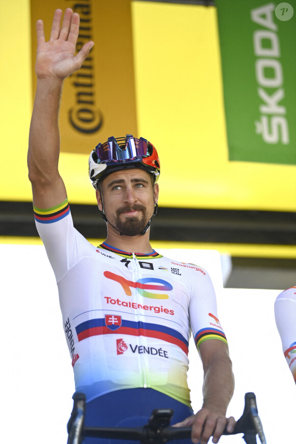 Peter Sagan - 10ème étape entre Morzine et Megève du Tour de France 2022 le 12 juillet 2022.