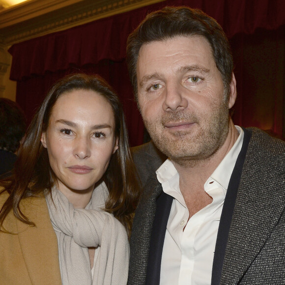 Exclusif - Philippe Lellouche et sa femme Vanessa Demouy - Générale de la pièce "Tout à Refaire" au théâtre de la Madeleine à Paris, le 8 février 2016. © Guirec Coadic/Bestimage