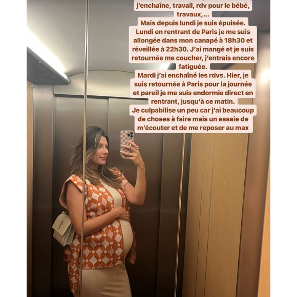 La veille, elle confiait se sentir "épuisée" depuis plusieurs jours.
Camille Cerf, enceinte de son premier enfant, donne de ses nouvelles sur Instagram.