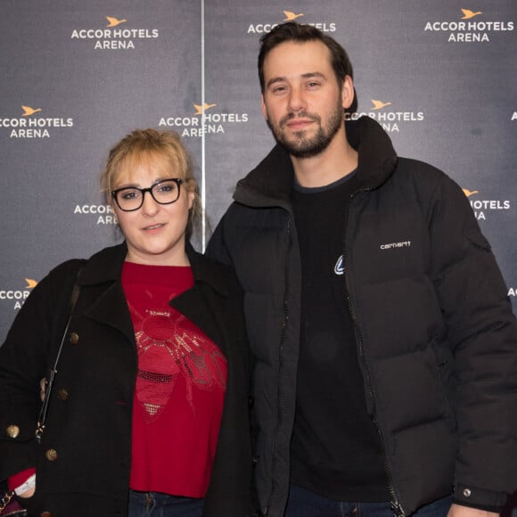 Exclusif - Marilou Berry et son compagnon Alexis lors du concert de Suprême NTM (Joeystarr et Kool Shen) à L'AccorHotels Arena à Paris le 09 mars 2018.