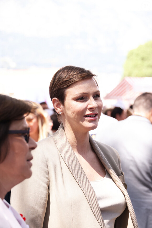 La princesse Charlène de Monaco - "Le rocher en fête" la principauté de Monaco fête le centenaire du prince Rainier III à Monaco, le 31 mai 2023. © Jean-Charles Vinaj/Pool Monaco/Bestimage