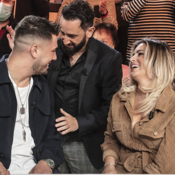 Exclusif - Kevin Guedj, Cyril Hanouna, Carla Moreau - Enregistrement de l'émission "Touche Pas à Mon Poste (TPMP)", présentée par C.Hanouna et diffusée sur C8 le 5 novembre © Jack Tribeca / Bestimage 