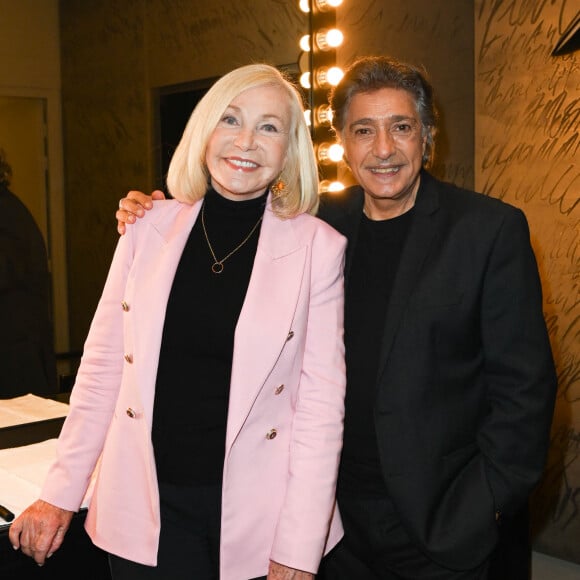 Exclusif - Michèle Torr et Frédéric François - People en backstage du concert événementt à l'Olympia à Paris le 30 octobre 2021. © Coadic Guirec/Bestimage