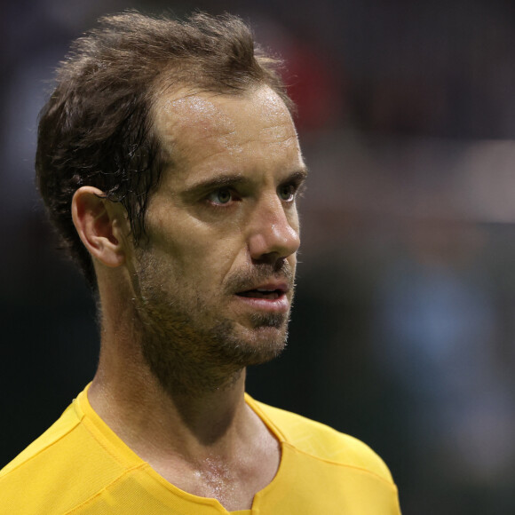 "Tu fermes ta gu*ule Petar. Tu te prends pour qui ? Tu te crois où ? Tu hurles comme si tu étais dans un stade de foot", a-t-il lancé
Richard Gasquet - Tournoi de tennis du BNP Paribas Open d'Indian Wells (Indian Wells Masters) le 9 mars 2023.