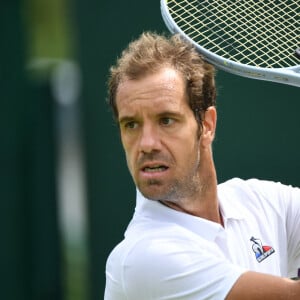 Richard Gasquet lors du tournoi de tennis Wimbledon 2022, le 30 juin 2022.