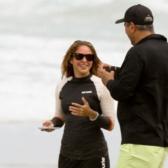Et des vacances sportives puisque la petite famille a pu s'adonner au surf.
Exclusif - Shakira est en vacances avec ses enfants au Costa Rica.