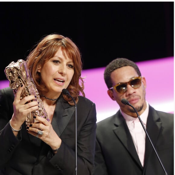 Joey Starr et Valerie Benguigui - 38 eme Ceremonie des Cesar au theatre du Chatelet a Paris le 22 fevrier 2013 