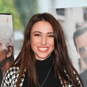 Delphine Wespiser (Miss France 2012) à la première du film "Reste Un Peu" au cinéma UGC Ciné Cité Les Halles à Paris, le 15 novembre 2022. © Guirec Coadic/Bestimage