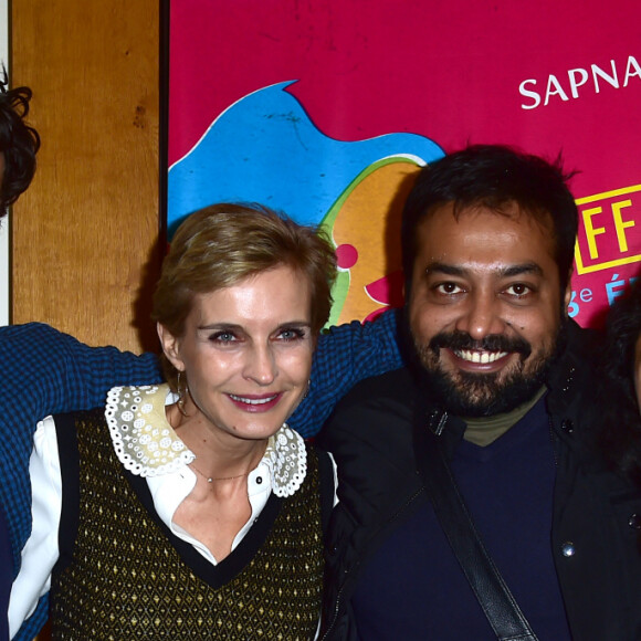 Les deux artistes ont collaboré ensemble sur le film "Les Deux Amis"
Louis Garrel, Mélita Toscan du Plantier, Anurag Kashyap (réalisateur) et Golshifteh Farahani - Le 3ème Festival du Film d'Asie du Sud Transgressif (FFAST) au cinéma l'Arlequin à Paris, le 3 février 2015.