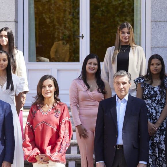 Après délibération, c'est Mónica Rodríguez et Patricia García Rojo qui ont remporté la victoire.
La reine Letiziza d'Espagne au Palais de la Zarzuela. Madrid, le 10 juillet 2023.