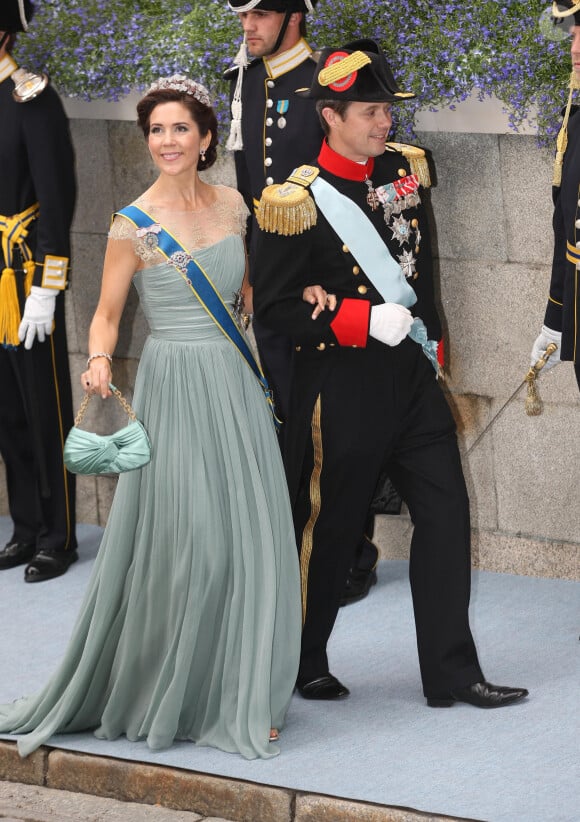 Arrivée de la princesse Mary et du prince Frederik du Danemark - Le mariage de Victoria de Suède avec Daniel Westling à Stockholm le 19 juin 2010