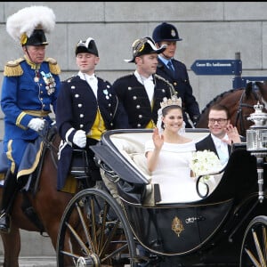 Le mariage de Victoria de Suède avec Daniel Westling à Stockholm le 19 juin 2010