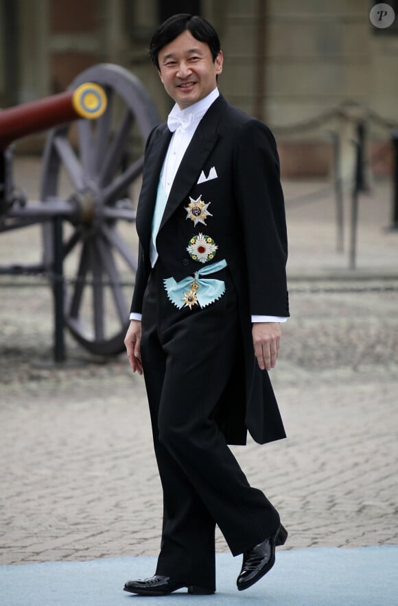Le prince Naruhito du Japon - Le mariage de Victoria de Suède avec Daniel Westling à Stockholm le 19 juin 2010