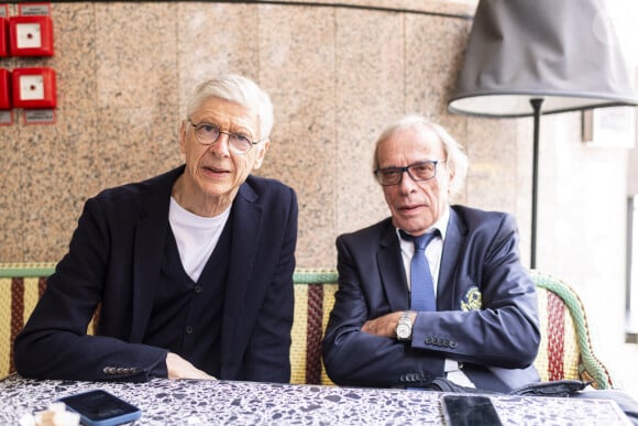 Exclusif - Arsène Wenger, Jacques Vendroux - Match de football entre le Variétés Club de France et l'équipe Fratelli Tutti composée de prêtres et séminaristes vivant à Rome au stade Foro Italico le 22 mars 2023. © Pierre Perusseau / Bestimage