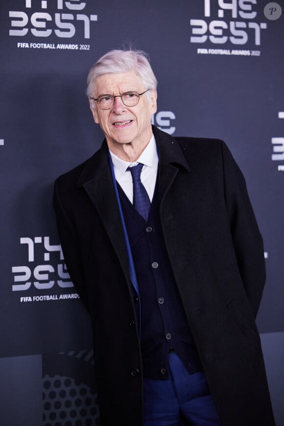 Arsene Wenger - Photocall de la cérémonie des Best FIFA Football Awards à la salle Pleyel à Paris le 27 février 2023. © Cyril Moreau / Bestimage