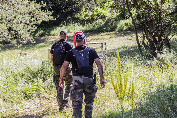 Les gendarmes recherchent le petit Emile. Le 13 juillet 2023. @ Thibaut Durand / ABACAPRESS.COM