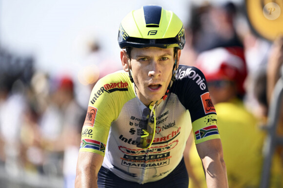 Louis Meintjes sur le tour de France.