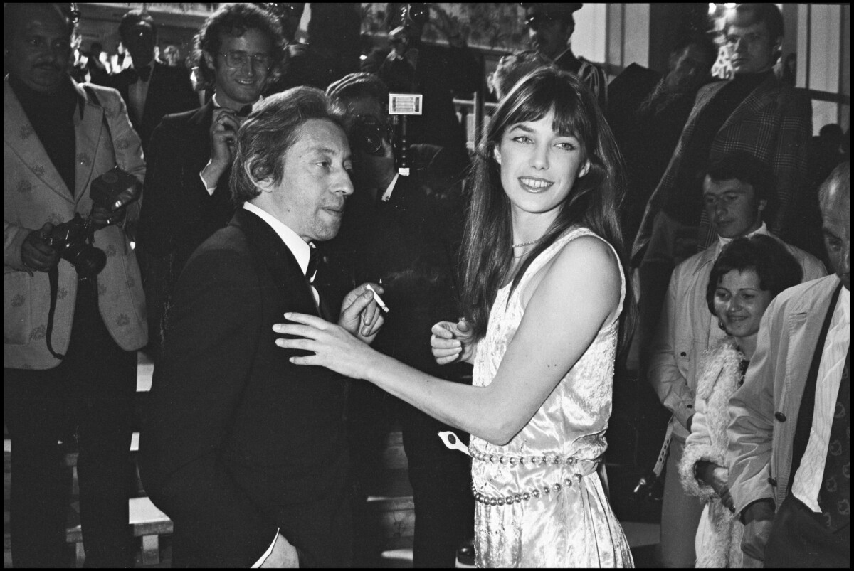 Photo Jane Birkin Et Serge Gainsbourg Au Festival De Cannes En 1974